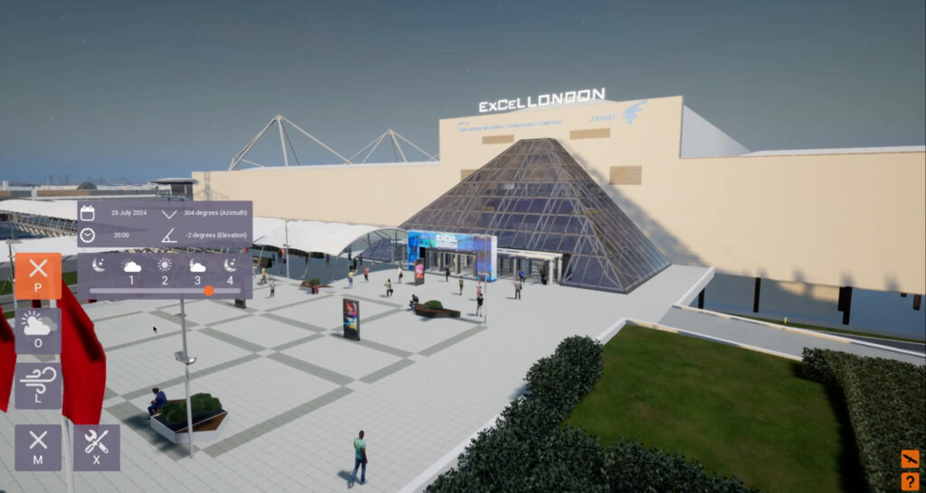 ExCeL Londen weersverandering in Venue Twin