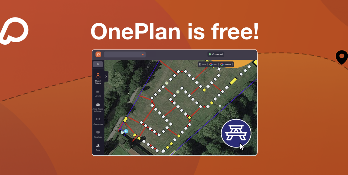OnePlan is now free to plan an event site | OnePlan