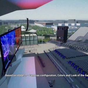 Le Bourget climbing digital twin at Paris 2024